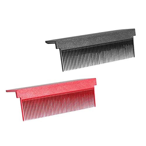 Amagogo 2 Stuks Stijltang Kam Flat Iron, Zwart en roze