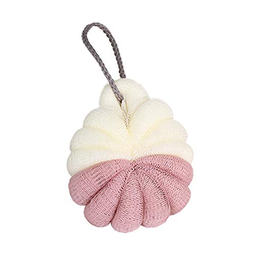 huihuijia Douche Spons Loofah Bad Loofah Bad Sponzen Douche Sponzen Voor Mannen Douche Puff Exfoliërende Zeep Spons Douche Spons Bladerdeeg Exfoliërende Spons pink