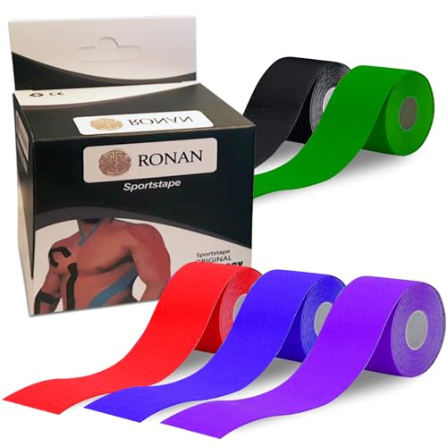 RONAN. Tape Kinesiologie Tape Elastische Band Kinesio Tape Body Tape Sport Tape Kinesiologie Tape Face Tape Tape Tape Tape Tape Tape Tape Tape Bandage. (Blauw)