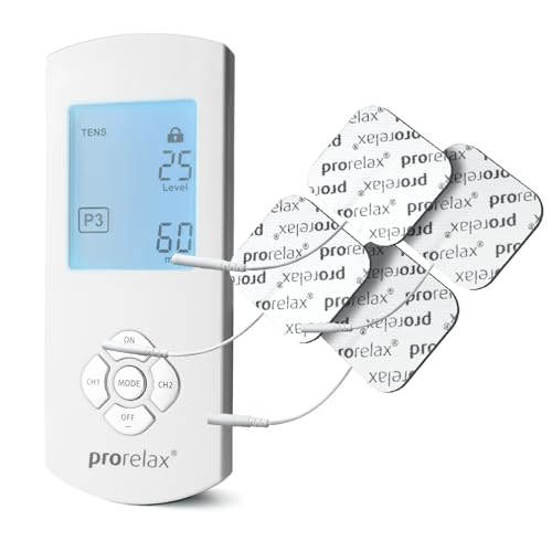 Prorelax TENS + EMS Duo Comfort-Apparaat Natuurlijke Therapie Voor Chronische Pijn En Spieropbouw, Therapiemodus, Wit