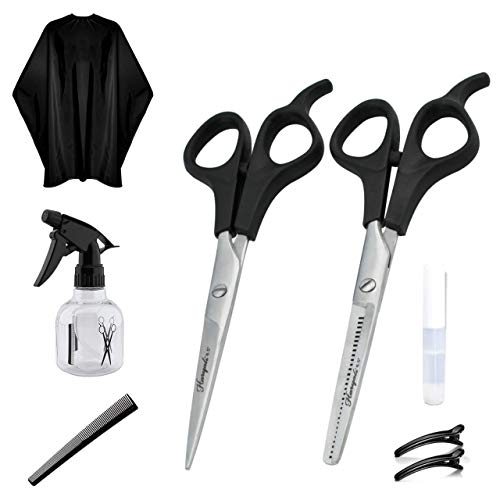 Haryali London Professional 6,5 Inch Kappers Kapper Schaar Set Kapper Haar Knippen Schoren Met Kam, Haar Clippers, Apron, Olie Fles en Waterfles