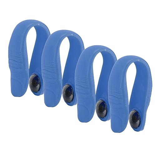 Jauarta 4 stks Acupressuur Clip Draagbare Duim Vorm Acupressuur Hand Druk Punt Clip Met Magneet (Blauw)