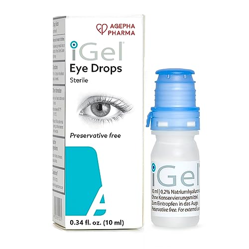 i‐gel iGel Bevochtigende oogdruppels voor rode en jeukerige ogen   Kunstmatige tranen voor droge ogen   Bevochtig de ogen met contactlensdruppels zonder bewaarmiddelen  Met hyaluronzuur en zonder bewaarmiddelen   oogdruppels Geproduceerd in Europa