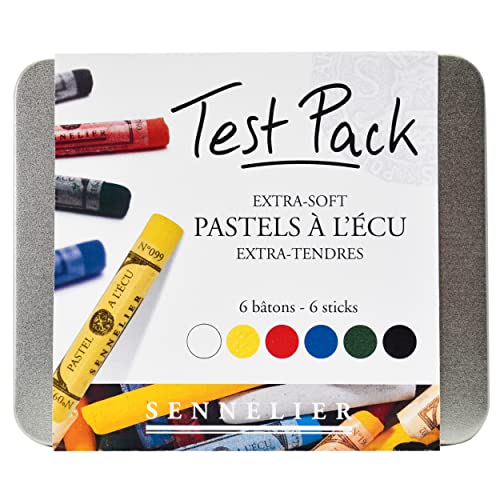 Sennelier Extra zachte Pastel sticks 6 blikjes set Artists niveau Test Pack