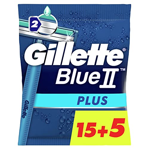 Gillette BlueII Plus Wegwerpmesjes 20 stuks