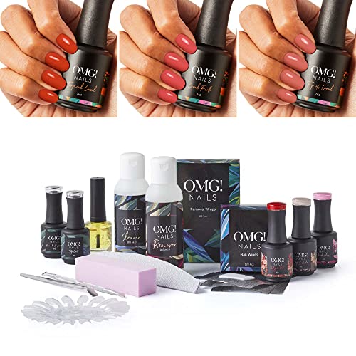 OMG! Nails Gellak Starterspakket Coral Lovers zonder lamp