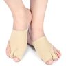 Horoper Bunion Corrector Teenseparator, Hallux Valgus Corrector, 1 Paar Verbeterde Duim Valgus Orthese Siliconen Valgus Orthese voor Dames & Heren Hallux Valgus Correctie