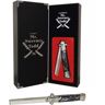 Mr Sweeney Todd RVS Switchblade Opvouwbare Kam (zwart) Drukknop  Flick Comb/Display Box