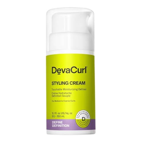 DevaCurl Styling Cream – hydraterende en stylingcrème voor haar, 150 ml