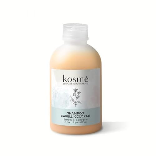 Kosmè Shampoo voor gekleurd haar met borage extracten en passiebloemen, 250 ml