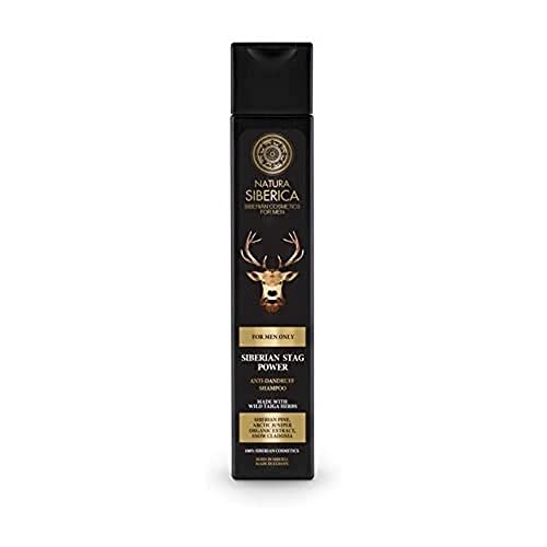 Natura Siberica Natura Blue Star Siberische hert Power Anti-roos Shampoo voor mannen, 250 ml