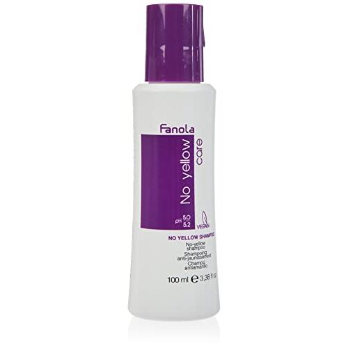 FANOLA No Yellow zilver-glans-shampoo, anti-vergeling, 100 ml