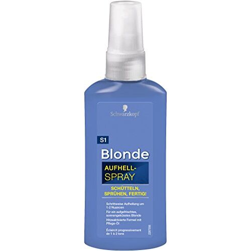 Schwarzkopf Blonde bleekmiddel S1 bleekspray, niveau 3, 3-pack (3 x 125 ml)