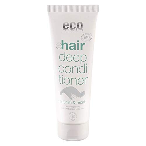 Eco Cosmetics Haarkuur Deep Conditioner vegan zonder microplastic; wit, 125 ml