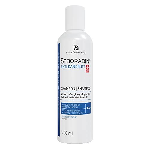 SEBORADIN Antiroos Shampoo met Piroctone Olamine en Thymol, DOELTREFFEND tegen Herhaling van Olieachtige en Droge Roos 200 ml