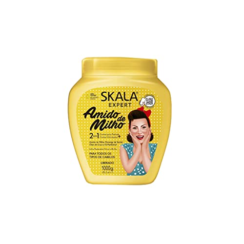 SKALA Capillair Masker Maïszetmeel 1000ml  Máscara Capilar  Amido de Milho 1000ml