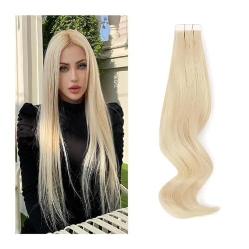 ruyi-1986 Tape-in ​​haarextensies Blonde Tape in haarextensies Echt menselijk haar Kleur 613 Tape in extensions Naadloos lang haar Extensions Tape in human hair extensions Echt menselijk haar Tape-in-extensies