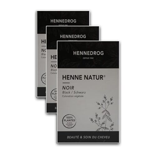 Pellear Henna natuurlijk zwart 270 g 3 x 90 g natuurlijke henna henna zwart natuurlijke haarverf henna poeder zuiver natuurlijk henna poeder henna hair dye