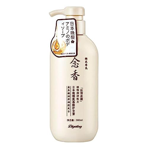 EviKoo Japanse Shampoo Sakura Met Diepe Haarvoeding   Hydraterende Reparatie Haargroeishampoo 300 Ml Sakuras-shampoo Voor Haaruitval, Kersenbloesemshampoo Voor Het Verwijderen Van Roos