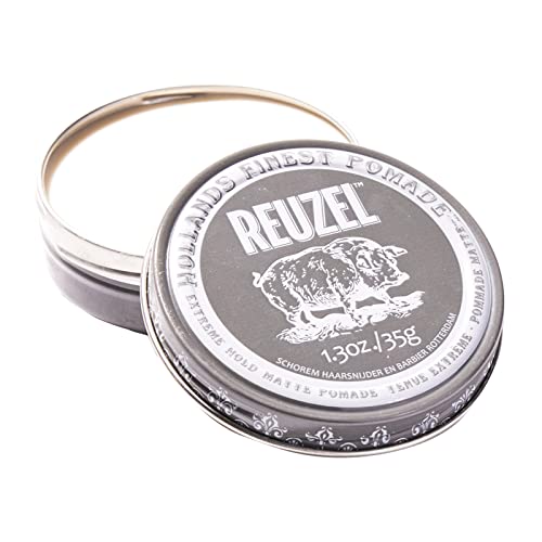 Reuzel Extreme Hold Matte Pomade by  for Men 1.3 oz Pomade