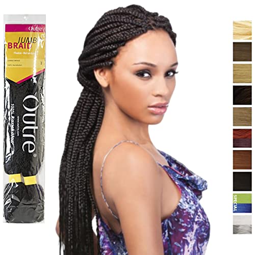 Outre Jumbo Braid (KK), kleur: F1B/350 (zwart + rood)