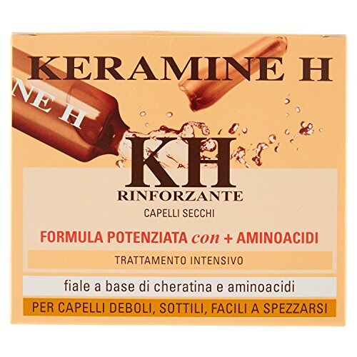 Keramine H Ampullen op keratinebasis en aminozuren voor droog haar, 10 x 10 ml
