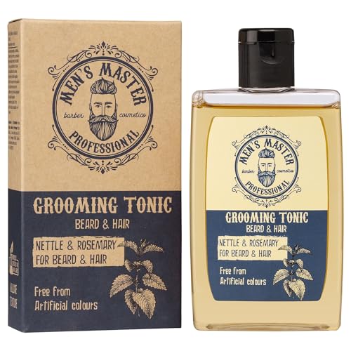 MEN'S MASTER Hair and Beard Styling Tonic for Men   Haar- en baardverzorgingsproduct   Volume en textuur   Mannen haar- en baardverzorging tonic   120 ML