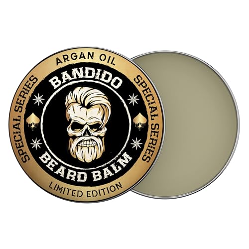 BANDIDO Beard Balm 40 ml arganolie   arganolie balsem   baardwax   baardverzorging met arganolie   Beard-Wax Men trimt de baard en maakt hem soepeler