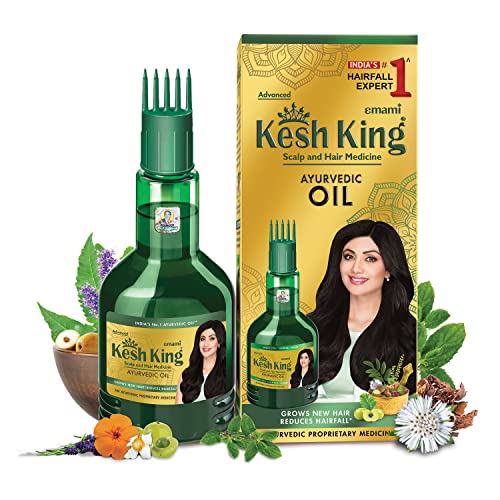 Kesh King Ayurvedische hoofdhuid- en haarolie, 100 ml (haarolie, 100 ml)