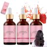 Aozonyoi Strawberry Mint Hair Growth Oil, Strawberry Mint Hair Oil, Strawberry Mint Growth Oil, Natural Rosemary Hair Essential Oil, For Thin Hair Dry Damaged Hair (3Pieces)