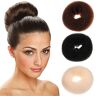 SiChun 1 Set Bun Maker Haar Voormalig donut Hair Maker Styler Zwart