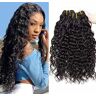 LOVFIR Braziliaanse Weven Krullend 9A Braziliaanse Water Wave Virgin Haar 10 12 14 Inches 100% Natuurlijke Haar Braziliaanse Krullend Menselijk Haar Water Wave Haar Bundels