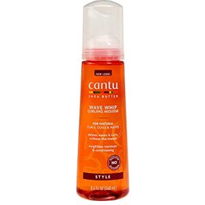 CANTU Sheaboter voor natuurlijk haar, Wave Whip Curling Mousse, 248 ml (1 exemplaar) (verpakking kan variëren)