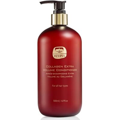 KEDMA Extra Volume Conditioner met Collageen Voor Fijn Haar met Gebrek aan Volume Voedend, Verdikkend en Glanzend Met Dode Zee mineralen 500ml KEDMA Extra Volume Conditioner met Collageen Voor Fijn Haar met Gebrek aan Volume Voedend, Verdikkend en Glanzend Met Dode Zee mineralen 500ml