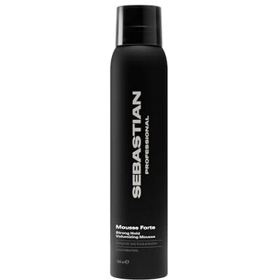 SEBASTIAN Professional Mousse Forte Strong Hold Volumizing Mousse Heat Protection Long-lasting Body Touchable Feel 200ml SEBASTIAN Professional Mousse Forte Strong Hold Volumizing Mousse Heat Protection Long-lasting Body Touchable Feel 200ml