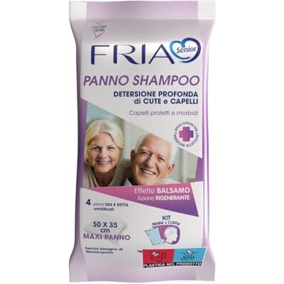 Fria senior shampoo doek 4 stuks Fria senior shampoo doek 4 stuks