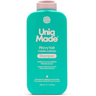 Uniq Made – Shampoo voor golvend haar 350 ml Professionele hydraterende en definiërende behandeling Zachte en voedende formule Zachte reiniging Natuurlijke glans en zachtheid Uniq Made – Shampoo voor golvend haar 350 ml Professionele hydraterende en definiërende behandeling Zachte en voedende formule Zachte reiniging Natuurlijke glans en zachtheid