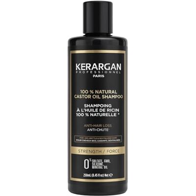 KERARGAN – Anti-haaruitvalshampoo met ricinusolie – versterkt en bevordert de haargroei – voor droog en broos haar – keratine, arganolie, aloë vera – zonder sulfaten, GGO's, siliconen – 250 ml KERARGAN – Anti-haaruitvalshampoo met ricinusolie – versterkt en bevordert de haargroei – voor droog en broos haar – keratine, arganolie, aloë vera – zonder sulfaten, GGO's, siliconen – 250 ml