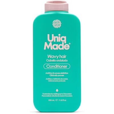 Uniq Made – Wavy Hair Conditioner 350 ml Voedende en definiërende haarverzorging Intense hydratatie en anti-kroes Professionele conditioner Natuurlijke glans en gladheid Uniq Made – Wavy Hair Conditioner 350 ml Voedende en definiërende haarverzorging Intense hydratatie en anti-kroes Professionele conditioner Natuurlijke glans en gladheid
