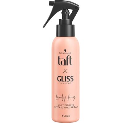 TAFT x Gliss hittebeschermingsspray Lovely Long Style & Repair (150 ml) Multitasking spray biedt hittebescherming tot 230 °C, beschermt tegen haarbreuk voor langdurig gedefinieerde, soepele stijlen TAFT x Gliss hittebeschermingsspray Lovely Long Style & Repair (150 ml) Multitasking spray biedt hittebescherming tot 230 °C, beschermt tegen haarbreuk voor langdurig gedefinieerde, soepele stijlen