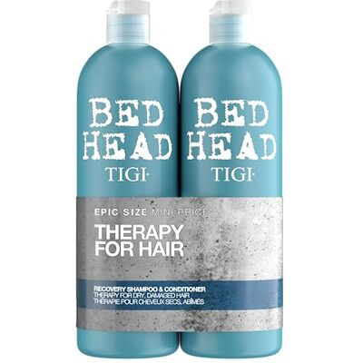 TIGI Bed Head by Urban verzorgende, herstellende shampoo en conditioner voor droog haar 2 x 750 ml TIGI Bed Head by Urban verzorgende, herstellende shampoo en conditioner voor droog haar 2 x 750 ml