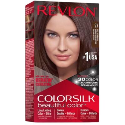 REVLON Colorsilk Mooie haarkleur, 27 diep rijk bruin REVLON Colorsilk Mooie haarkleur, 27 diep rijk bruin
