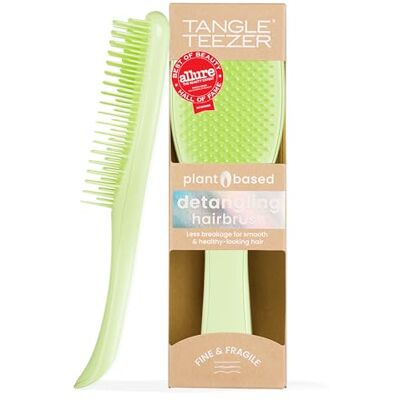 Tangle Teezer Plantaardige ultieme ontklitterborstel, borstel voor droog en nat haar, elimineert knopen en vermindert breuk voor kleurbehandelde, fijne en breekbare haartypes, matcha groen Tangle Teezer Plantaardige ultieme ontklitterborstel, borstel voor droog en nat haar, elimineert knopen en vermindert breuk voor kleurbehandelde, fijne en breekbare haartypes, matcha groen