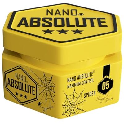 NANO ABSOLUTE Aqua Hair Wax 140 ml Haarwax Haarstyling wax haargel gel wax haarwax heren barbershop Hair Styling (140 ml, 05 Spider) NANO ABSOLUTE Aqua Hair Wax 140 ml Haarwax Haarstyling wax haargel gel wax haarwax heren barbershop Hair Styling (140 ml, 05 Spider)