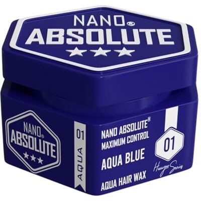 NANO ABSOLUTE Aqua Hair Wax 140 ml Haarwax Haarstyling wax haargel gel wax haarwax heren barbershop Hair Styling (140 ml, 01- Aqua Blue) NANO ABSOLUTE Aqua Hair Wax 140 ml Haarwax Haarstyling wax haargel gel wax haarwax heren barbershop Hair Styling (140 ml, 01- Aqua Blue)