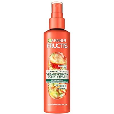 Garnier Fructis Deep Repair Reparerende 10-in-1 leave-in tegen haarschade, voor betere kambaarheid en minder haarschade, met amla-olie en Pro-keratine, Fructis Deep Repair, 150 ml Garnier Fructis Deep Repair Reparerende 10-in-1 leave-in tegen haarschade, voor betere kambaarheid en minder haarschade, met amla-olie en Pro-keratine, Fructis Deep Repair, 150 ml