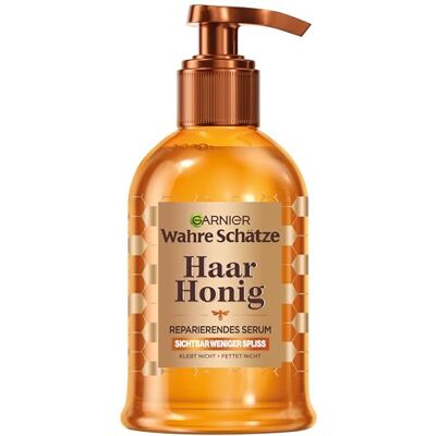 Garnier Echte schatten haarserum voor gespleten of breekbaar haar, herstellend serum met acaciahoning voor meer glans en soepelheid, bescherming tegen hitte tot 230 °C, honingschatten, 1 x 115 ml Garnier Echte schatten haarserum voor gespleten of breekbaar haar, herstellend serum met acaciahoning voor meer glans en soepelheid, bescherming tegen hitte tot 230 °C, honingschatten, 1 x 115 ml