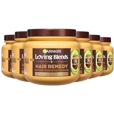Loving Blends Avocado Olie & Shea Boter Masker 340 ml 6 stuks voordeelverpakking Loving Blends Avocado Olie & Shea Boter Masker 340 ml 6 stuks voordeelverpakking