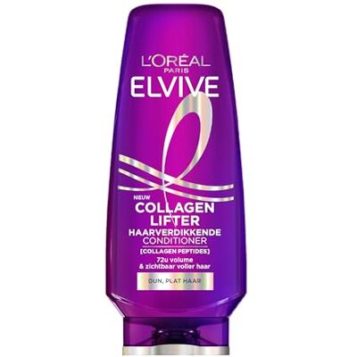 Elvive L'Oréal Paris Collagen Lifter Conditioner 72u zichtbaar volume Voor dun, plat haar 200ml Elvive L'Oréal Paris Collagen Lifter Conditioner 72u zichtbaar volume Voor dun, plat haar 200ml