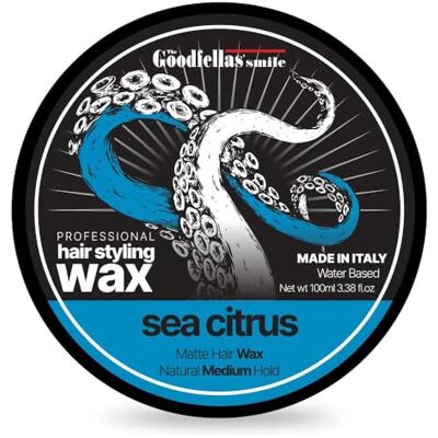 The Goodfellas' smile Haar Wax Vezel/Pomade, Mat met Medium Hold Formule, 100ml, Gemaakt in Italië (Zee Citrus) The Goodfellas' smile Haar Wax Vezel/Pomade, Mat met Medium Hold Formule, 100ml, Gemaakt in Italië (Zee Citrus)